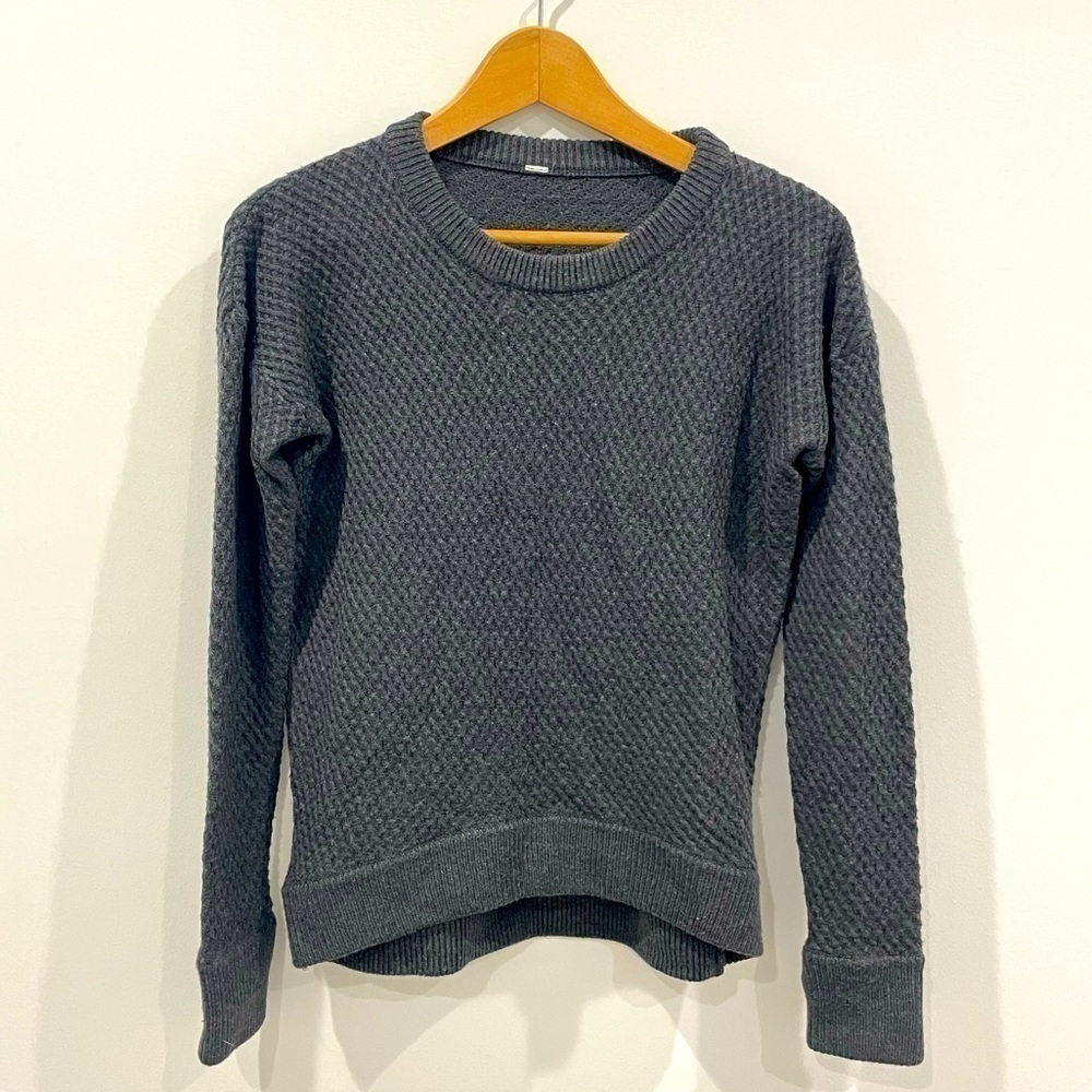 Lululemon Grey Heavy Knit Women's Sweater